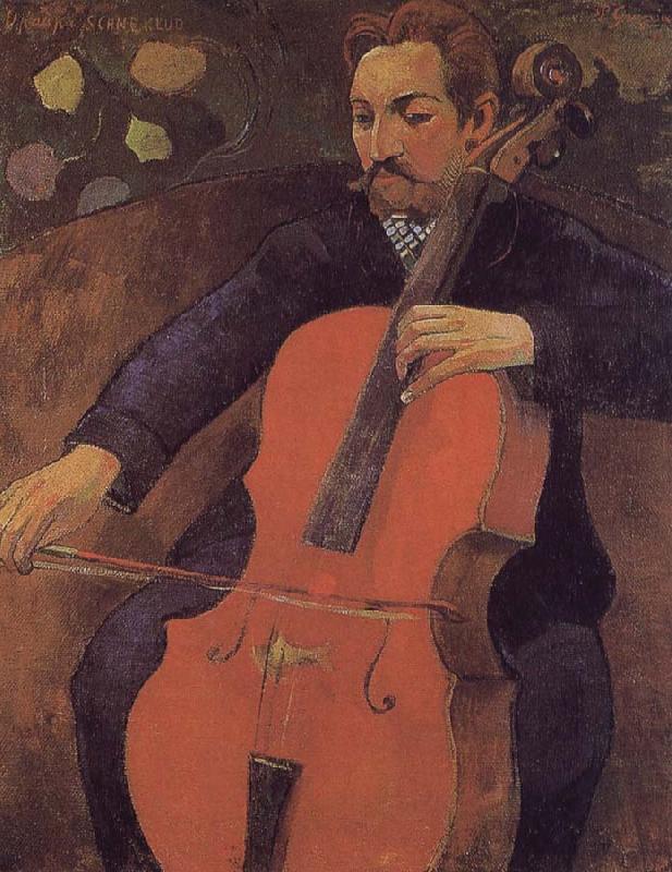 Paul Gauguin Cello Sweden oil painting art